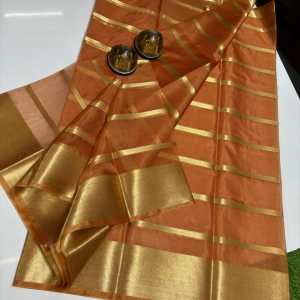 Kora silk in Peach shade