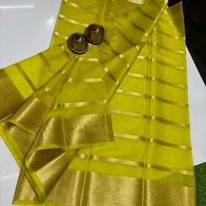Kora Silk in Lime Green Shade